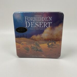 Forbidden Desert Gamewright Board Game New Sealed Tin Mensa Co Op‎ Strategy